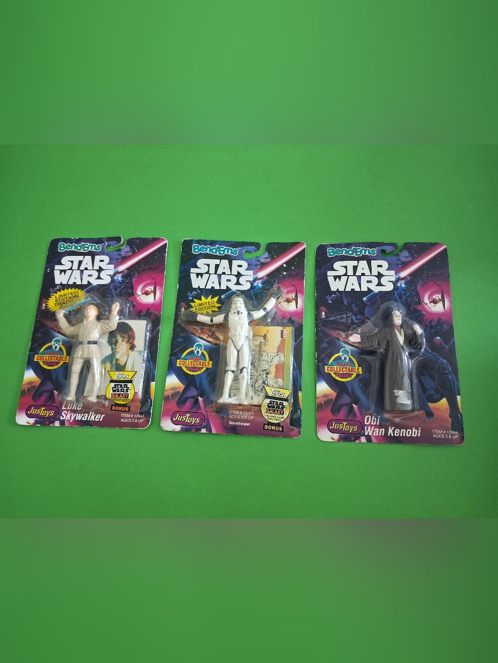1993 Just Toys Bend-Ems Star Wars figure lot Still sealed